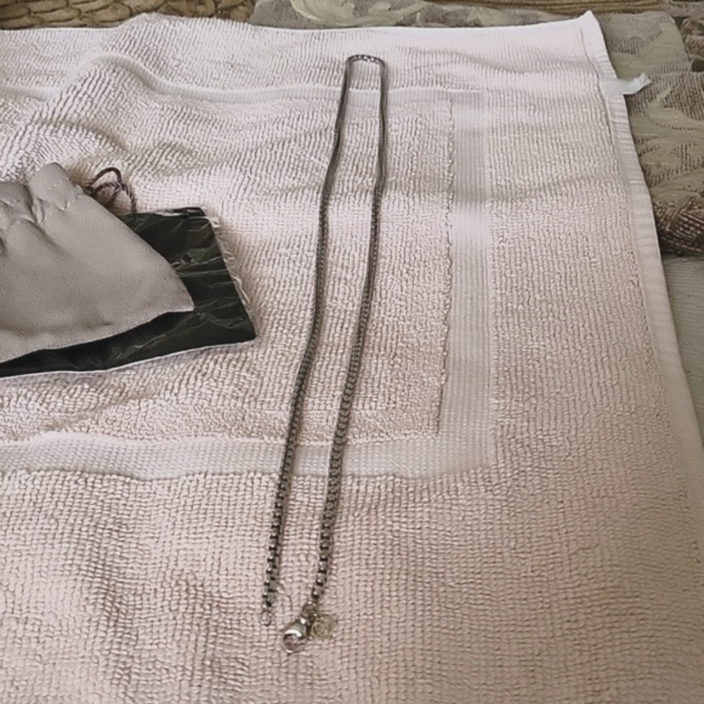 David Yurman Box Sterling Silver Chain